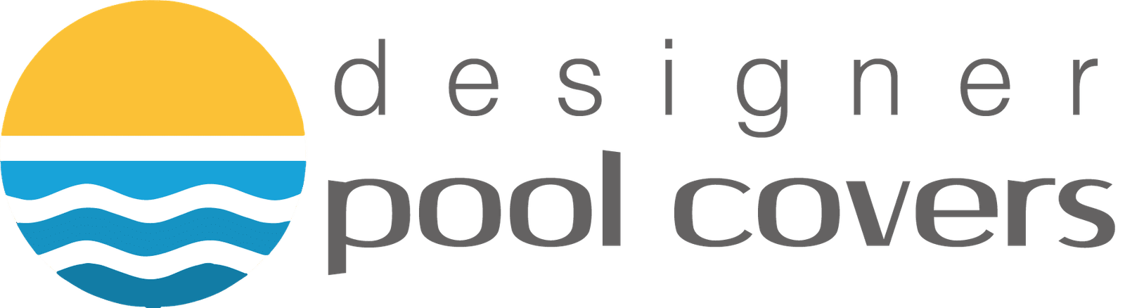 Designer pool covers logo.